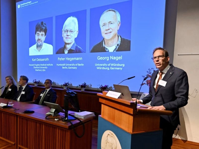 Karl Deisseroth, Peter Hegemann and Georg Nagel win the 2026 Nobel Prize in Medicine for optogenetics research.