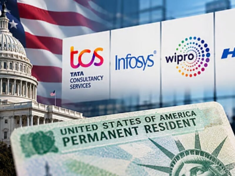 Logos of Infosys, TCS, Wipro and HCL Technologies