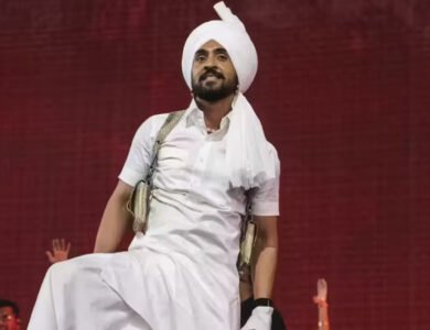 Artist Raihan Vadra and Punjabi singer Diljit Dosanjh