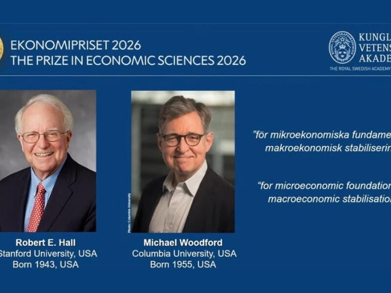 Economists Robert E. Hall and Michael Woodford