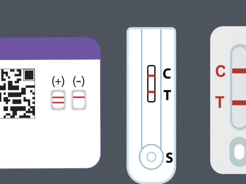 Laboratory equipment used for COVID-19 PCR testing