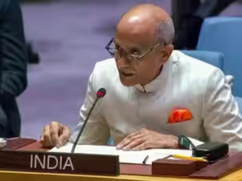 India’s UN envoy P Harish addresses the United Nations General Assembly