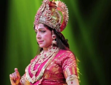 Hema Malini portrays Goddess Parvati in her Durga dance ballet during Navratri