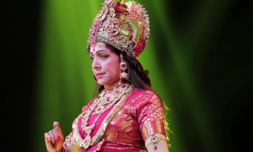 Hema Malini portrays Goddess Parvati in her Durga dance ballet during Navratri