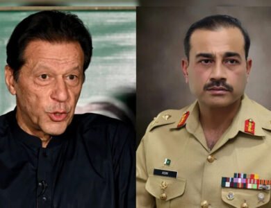 Former Pakistan Prime Minister Imran Khan and Army Chief Asim Munir