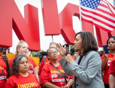 Former U.S. Vice President Kamala Harris