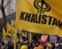 Participants at a pro-Khalistan rally in North America