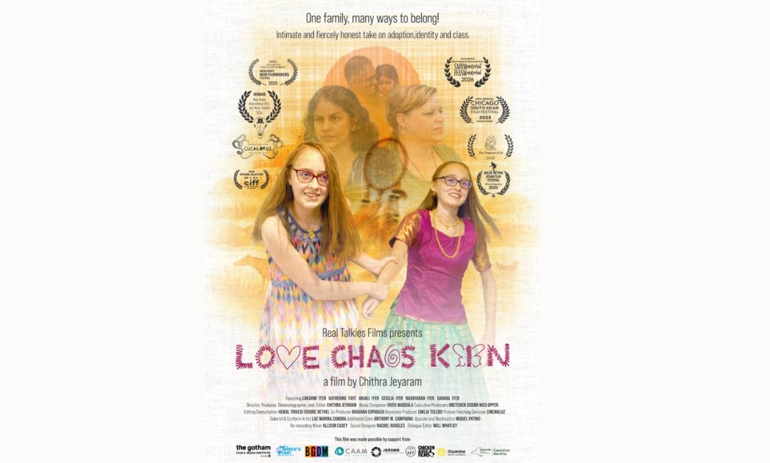 Filmmaker Chithra Jeyaram brings her transracial adoption documentary Love, Chaos, Kin to Los Angeles theaters.