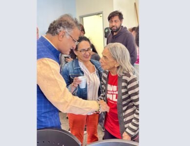 Indian consular officials assist community members at a Las Vegas consular camp