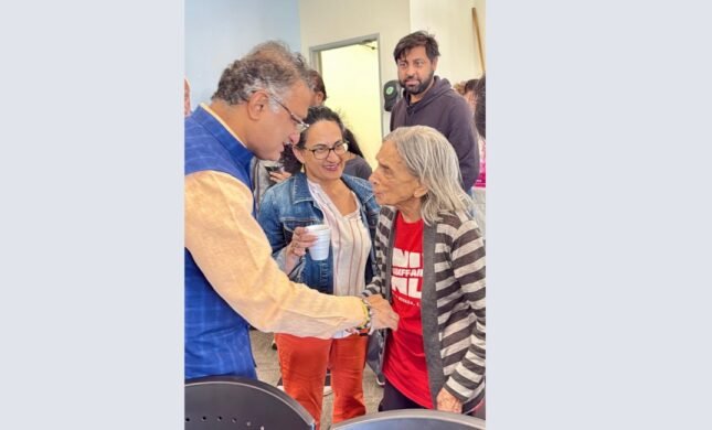 Indian consular officials assist community members at a Las Vegas consular camp
