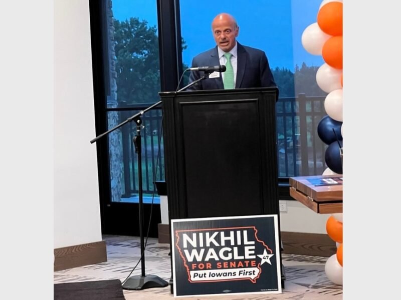 Democrats Highlight Nikhil Wagle’s Iowa Senate Race As Key Midterm Contest