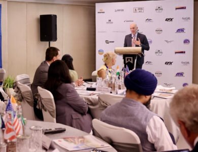 Montana Governor Greg Gianforte discusses partnerships with India in quantum technology, photonics, aerospace and precision agriculture.
