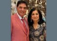 Monte Ahuja and his family, donors to Cleveland State University
