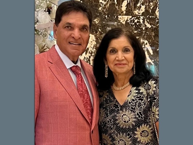 Monte Ahuja and his family, donors to Cleveland State University