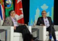 Microsoft co-founder Bill Gates and CEO Satya Nadella