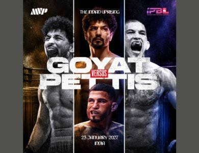 Indian boxer Neeraj Goyat and former UFC lightweight champion Anthony Pettis