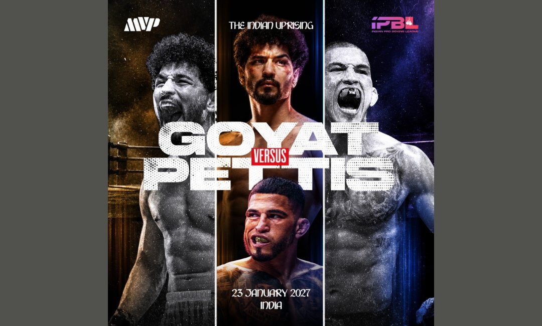 Indian boxer Neeraj Goyat and former UFC lightweight champion Anthony Pettis