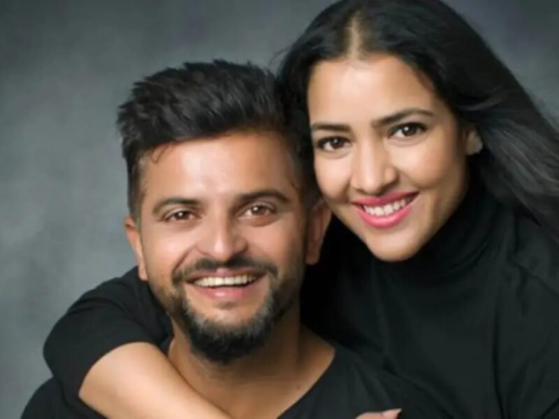 Priyanka Raina and Suresh Raina