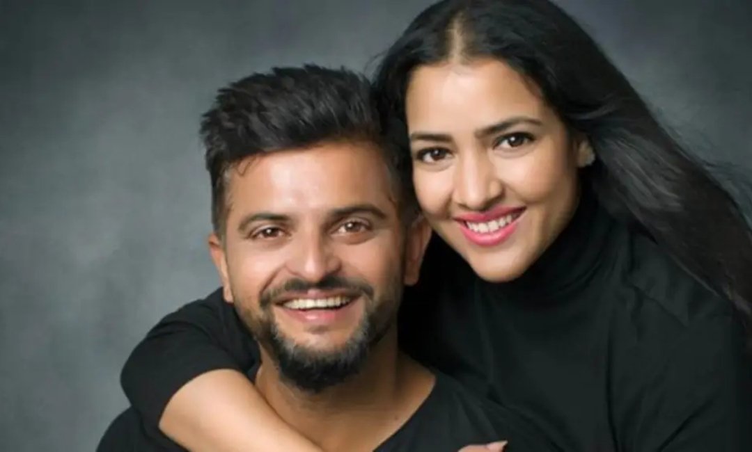 Priyanka Raina and Suresh Raina