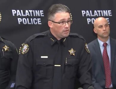 Police officials discuss the alleged Hindu temple attack plot in Aurora, Illinois