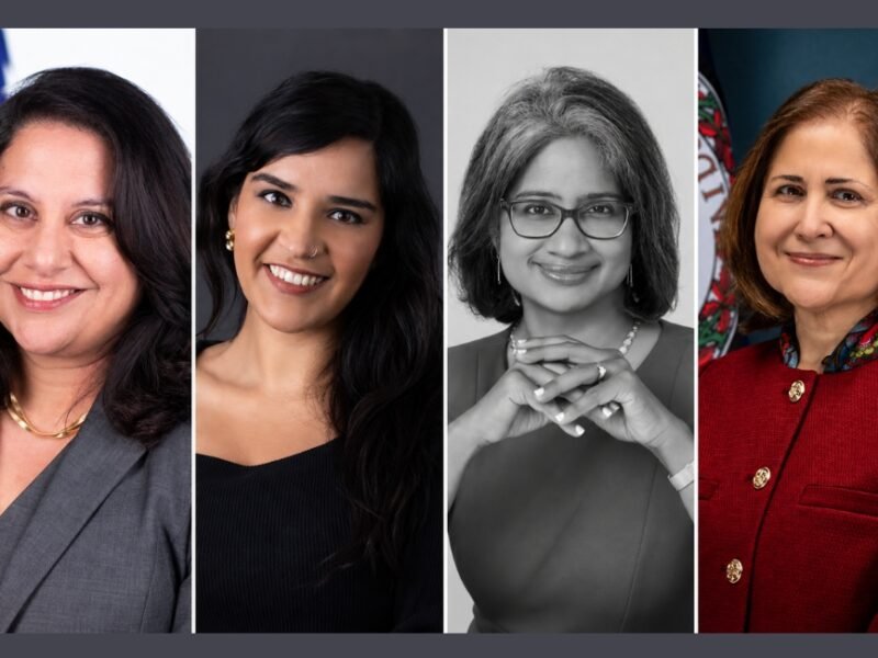 Ghazala Hashmi, Neomi Rao, Radha Muthiah and Swati Sharma are among Indian American women named to Washingtonian’s 2026 Most Powerful Women list.