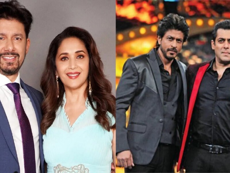 Madhuri Dixit with her husband, Dr Sriram Nene