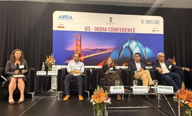 Business leaders participate in the ninth US-India Conference in Santa Cruz, California