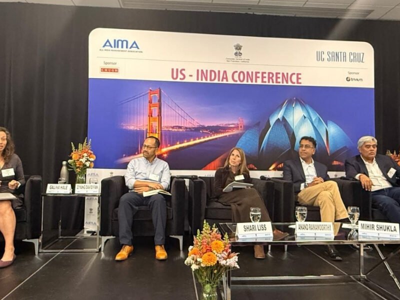 Business leaders participate in the ninth US-India Conference in Santa Cruz, California