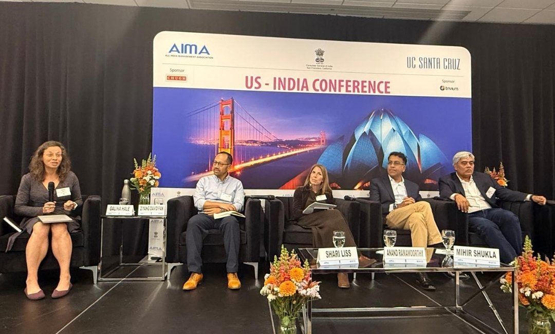 Business leaders participate in the ninth US-India Conference in Santa Cruz, California