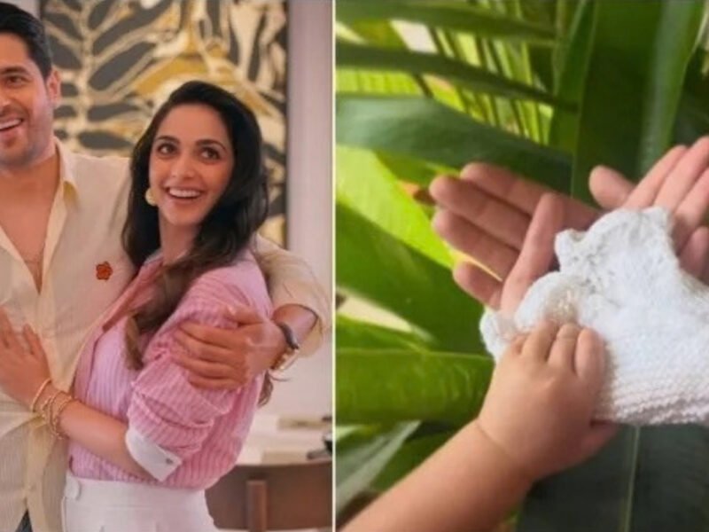 Kiara Advani and Sidharth Malhotra announce their second pregnancy with daughter Saraayah and baby booties.