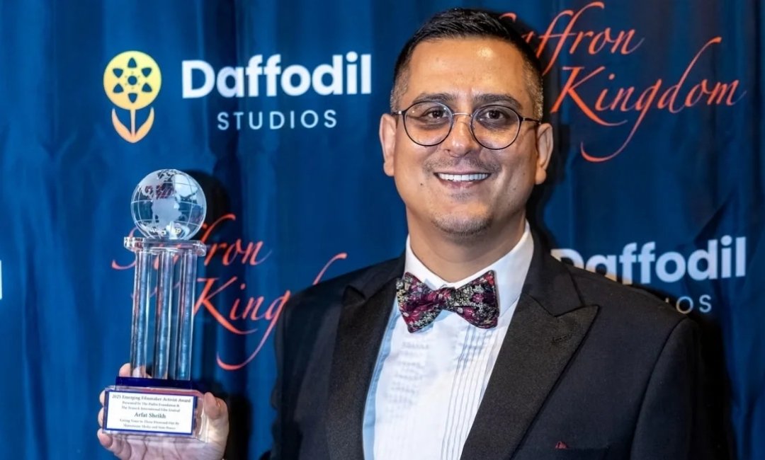 Kashmiri filmmaker Arfat Sheikh