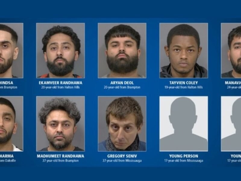 Stolen vehicles recovered by Peel Regional Police during Project High Guard