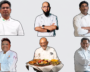 Six chefs representing restaurants participating in San Francisco’s Indian Restaurant Week