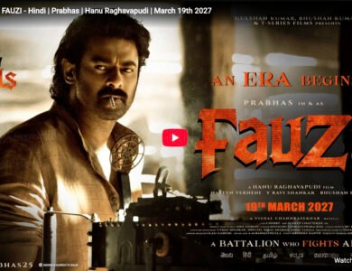 Prabhas as an Indian spy in the Fauzi poster