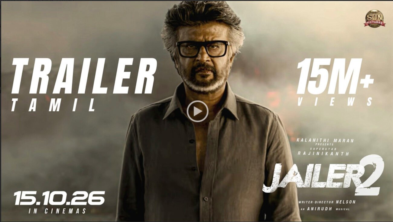 Rajinikanth returns as Tiger Muthuvel Pandian in the action-packed Jailer 2 trailer.