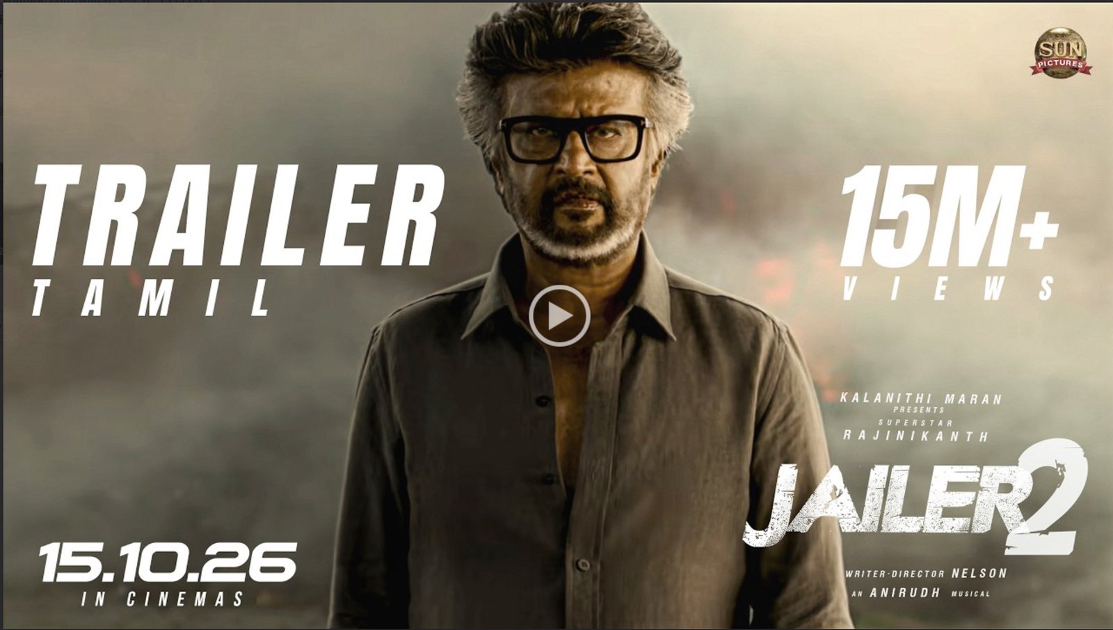 Rajinikanth returns as Tiger Muthuvel Pandian in the action-packed Jailer 2 trailer.