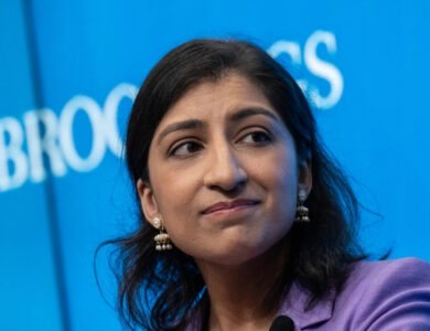 Former FTC Chair Lina Khan warns against AI self-policing and calls for stronger government oversight and legislation.