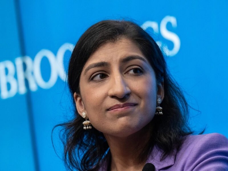 Former FTC Chair Lina Khan warns against AI self-policing and calls for stronger government oversight and legislation.