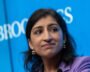 Former FTC Chair Lina Khan warns against AI self-policing and calls for stronger government oversight and legislation.