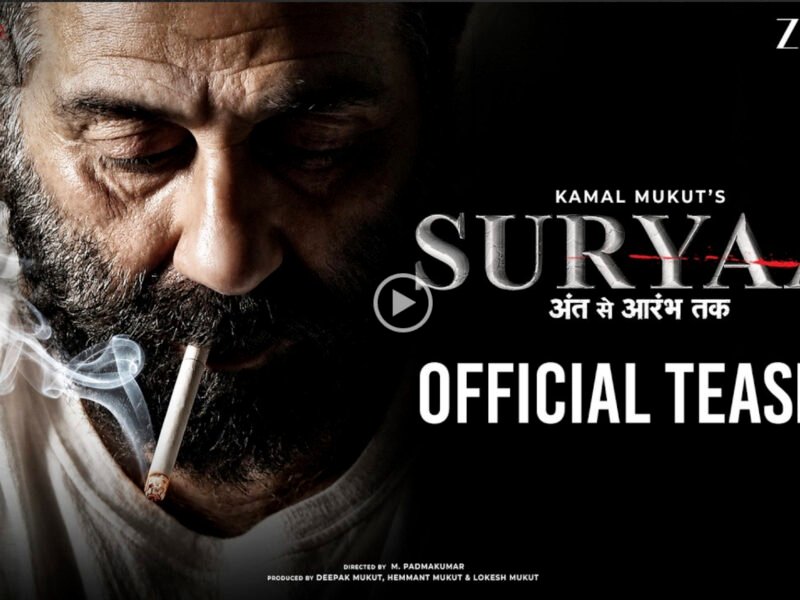 Sunny Deol in the poster for Suryaa: Ant Se Aarambh Tak