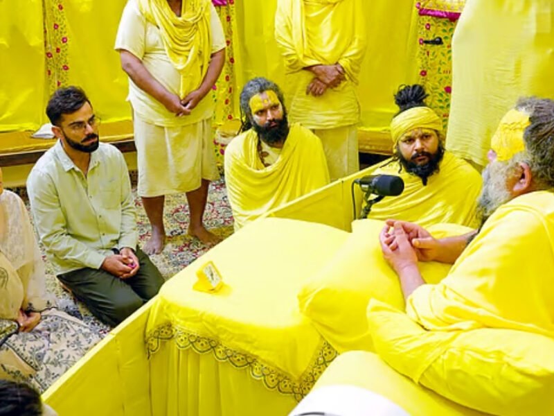Virat Kohli’s team denies claims that he was paid ₹5 crore to visit Premanand Maharaj’s ashram in Vrindavan.